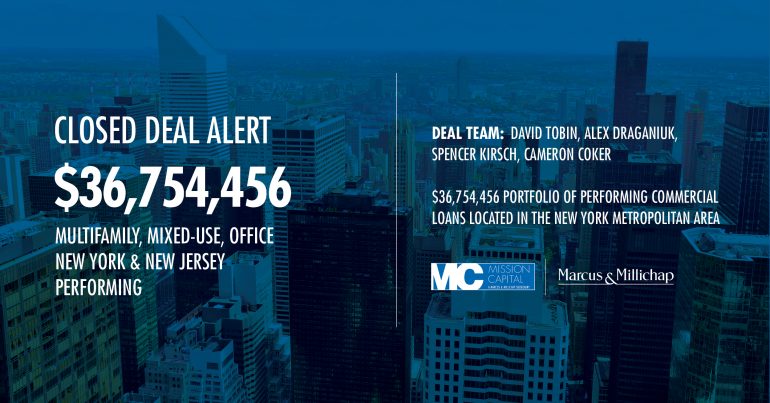 Featured image for CLOSED DEAL ALERT – $36,754,456 Portfolio of Performing Commercial Loans